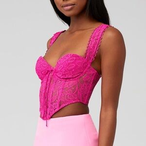 For Love and Lemons NWT 
Sammie Crop Top
SIZE MEDIUM